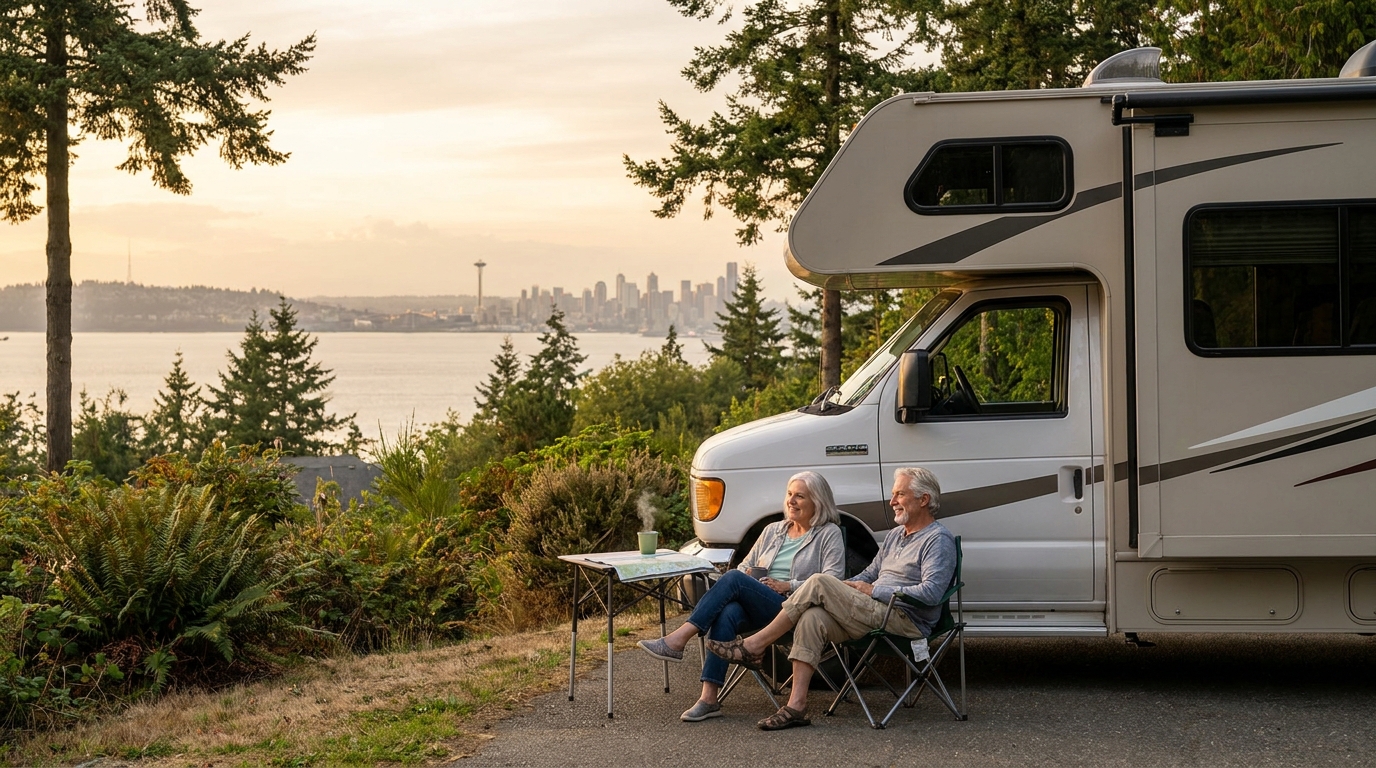 Map for RV Itinerary in Seattle for Seniors - Comfort Routes 2026